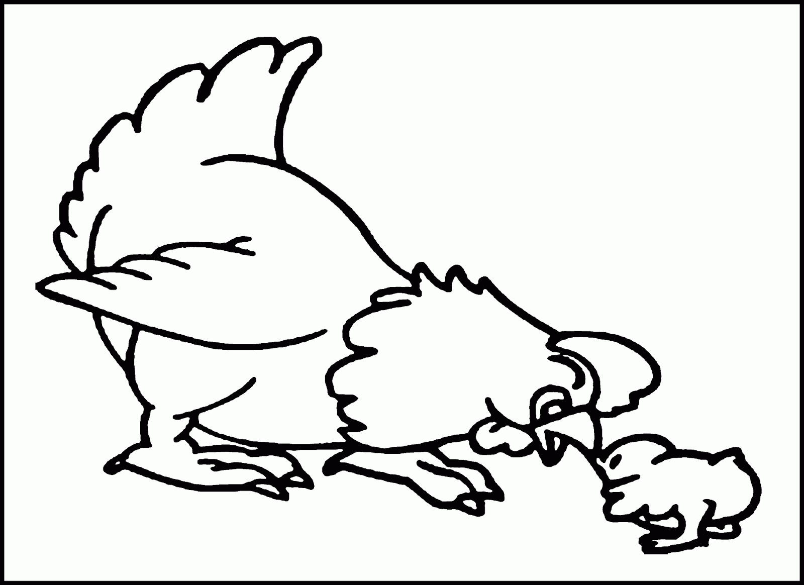 Chicken Fingers Coloring Page - Coloring Pages For All Ages
