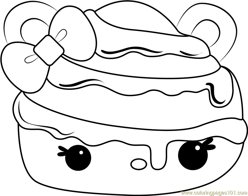 Ricky Roll Coloring Page for Kids - Free Num Noms Printable Coloring Pages  Online for Kids - ColoringPages101.com | Coloring Pages for Kids