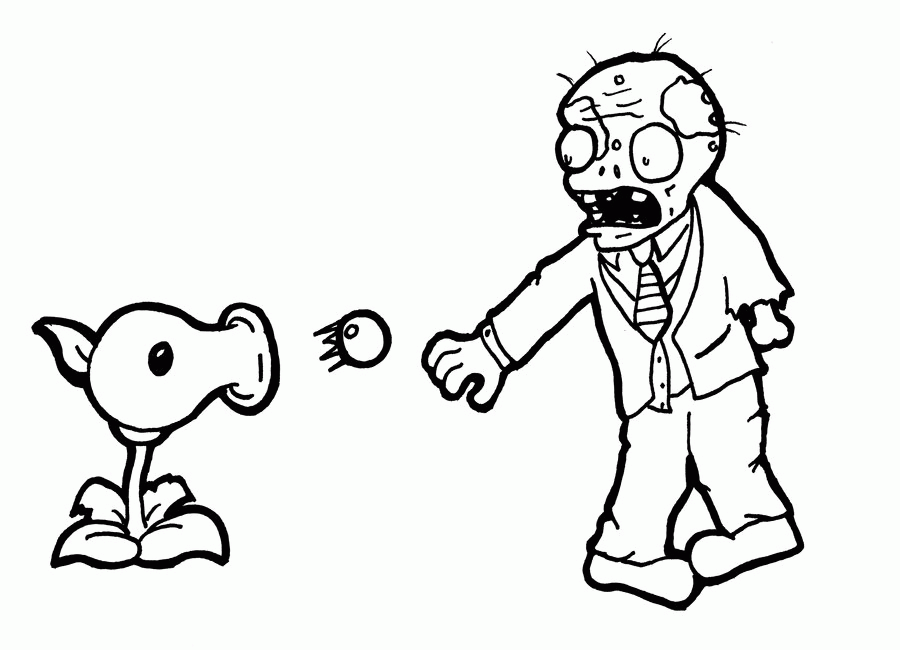 Zombie - Coloring Pages for Kids and for Adults