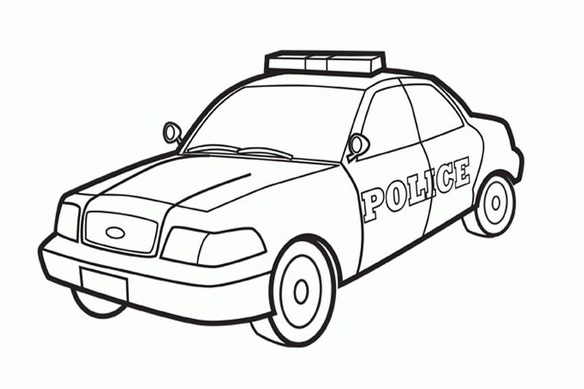 Download Police Car Coloring Pages To Print - Coloring Home