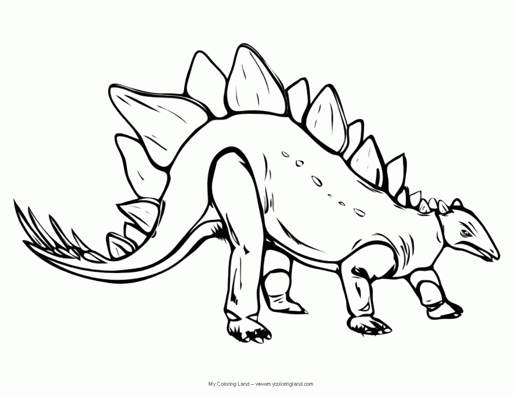 Animal ~ Printable Dinosaurs Coloring Pages ~ Coloring Tone
