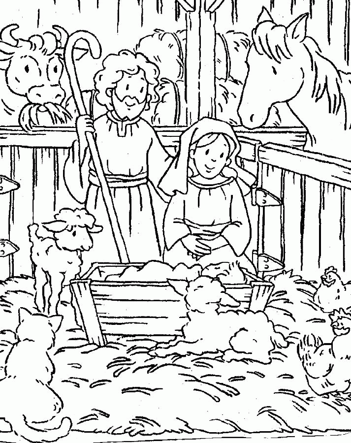 6 Pics of Jesus Christmas Coloring Pages To Print - Religious ...