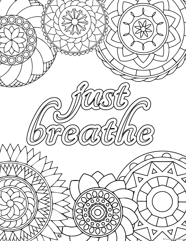 Stress Relief Coloring Pages (To Help You Find Your Zen)