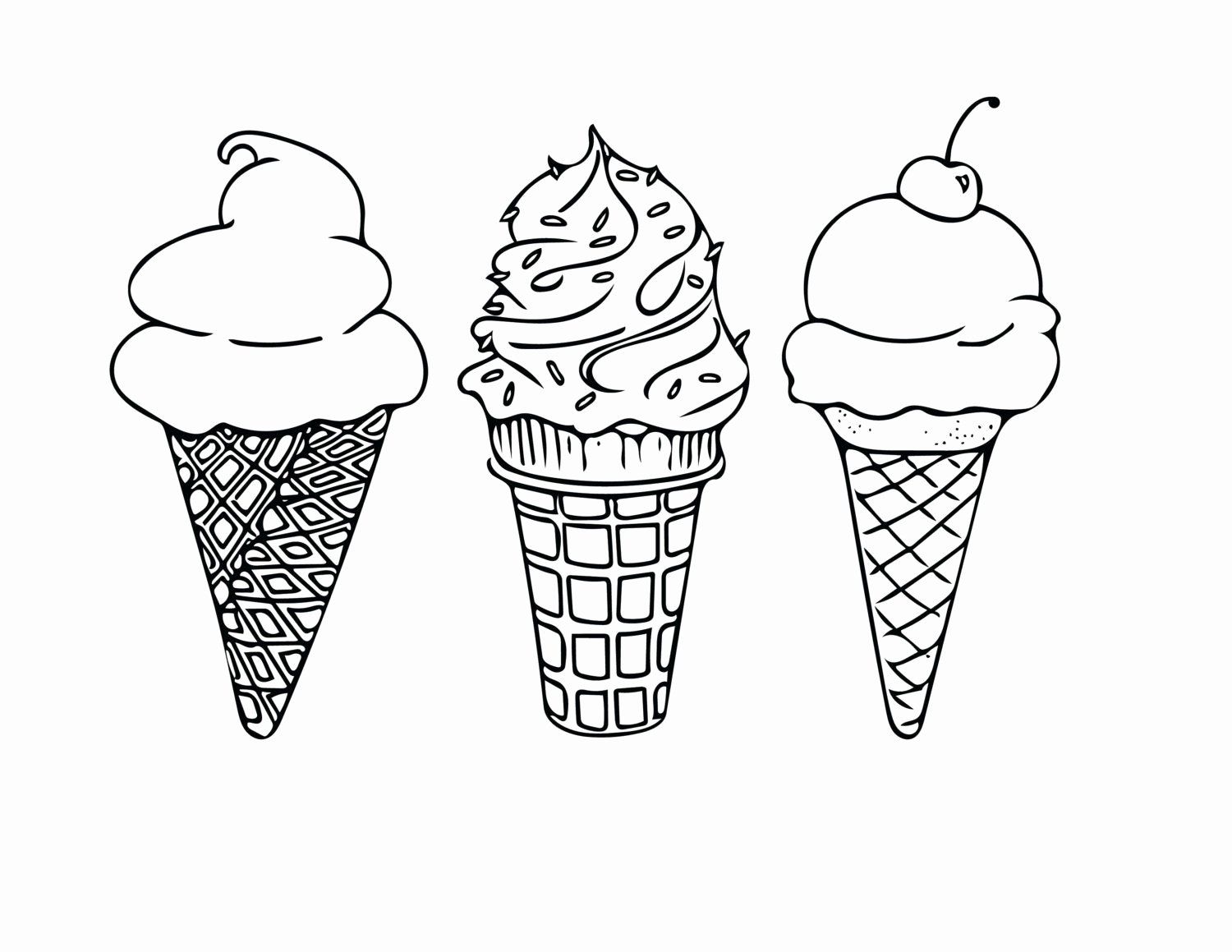 Cute Ice Cream Coloring Pages   Coloring Home