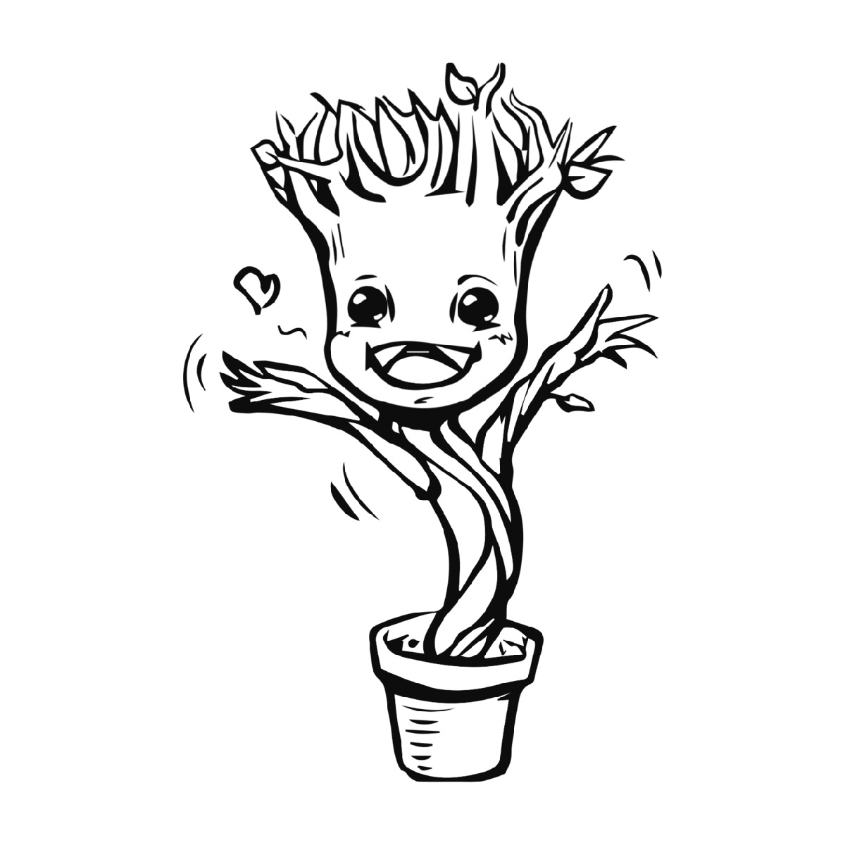 Baby Groot Coloring Page Printable ...line.17qq.com