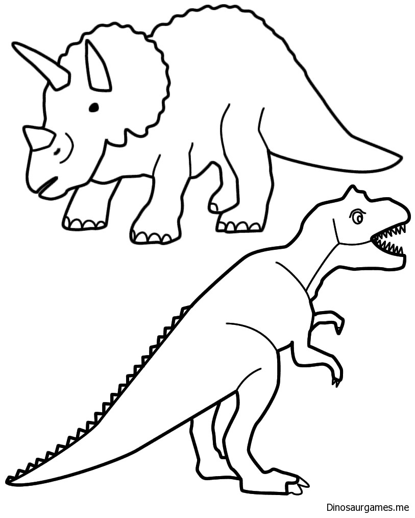 coloring : T Rex Pictures To Color Beautiful Triceratops And T Rex Coloring  Page Dinosaur Coloring Pages T Rex Pictures to Color ~ queens