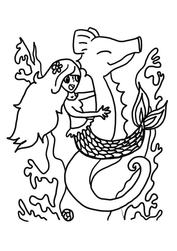 Parentune - Free Printable Seahorse Coloring Pages, Seahorse ...