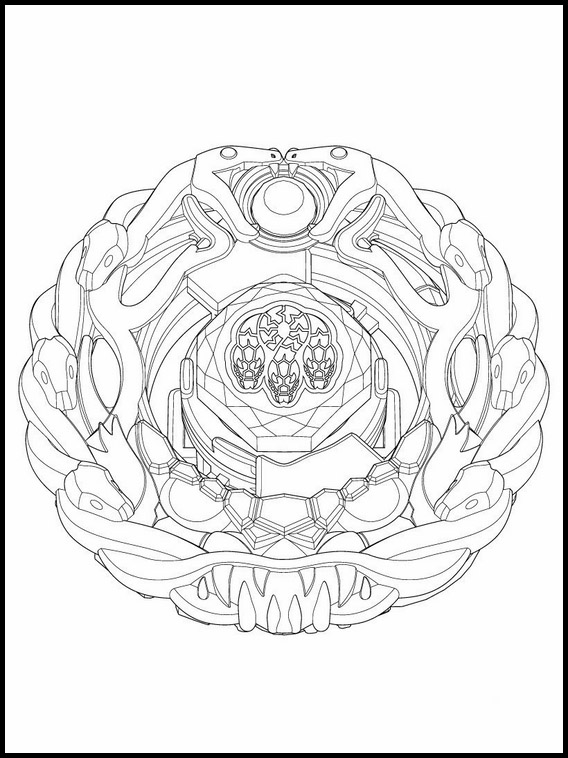Beyblade Burst Printable Coloring Pages 27