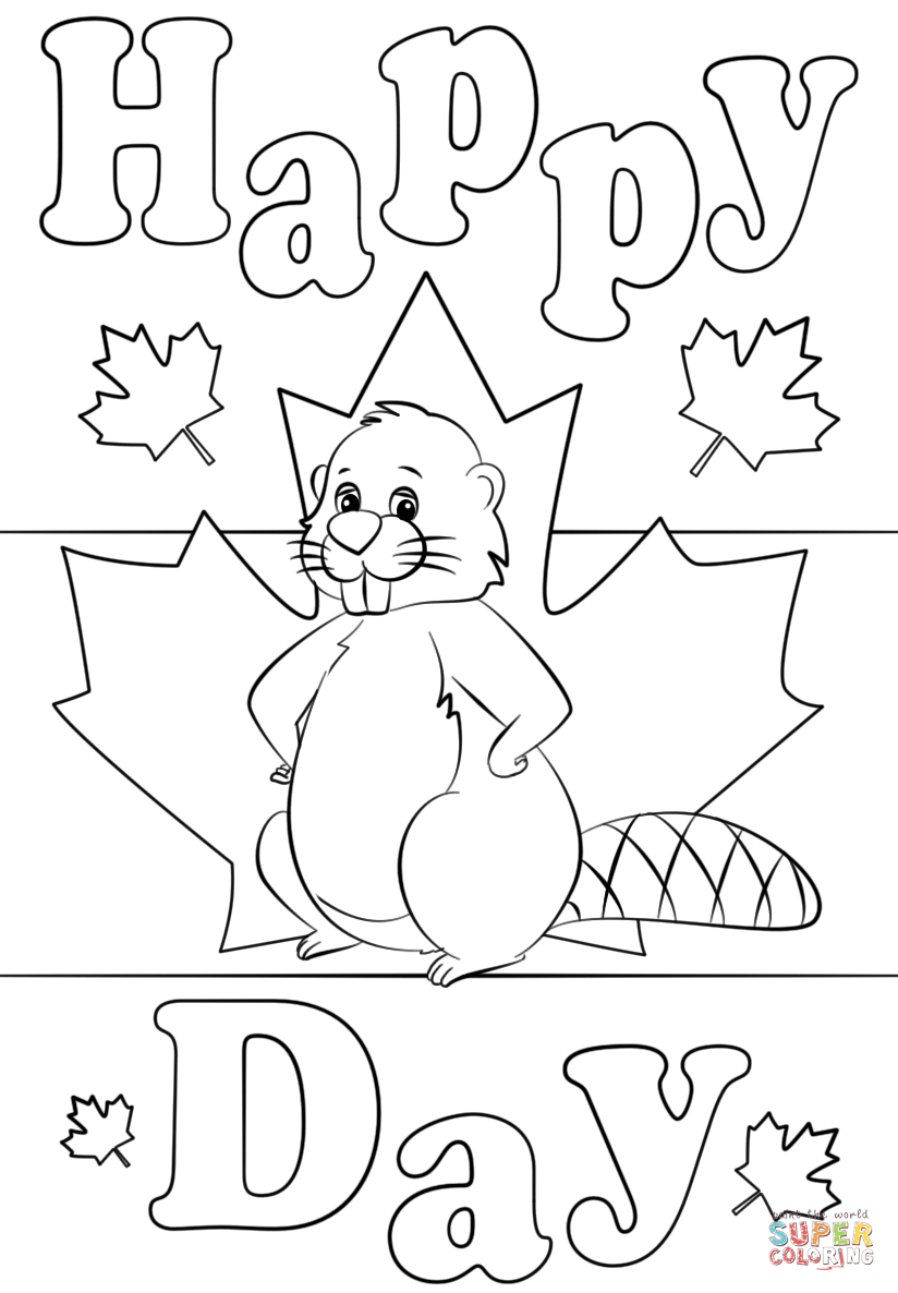 Canada Day Coloring Pages - Coloring Home