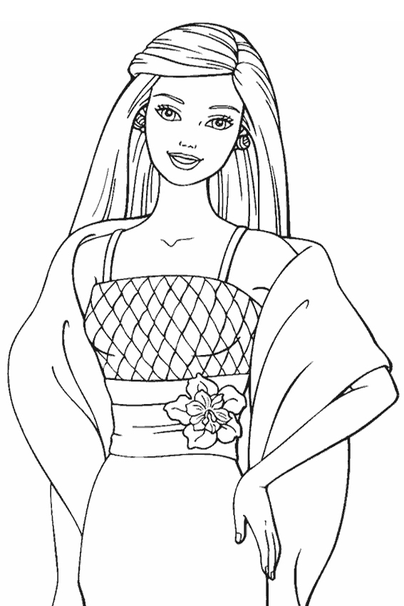 Barbie Dolls Coloring Pages - Coloring Home