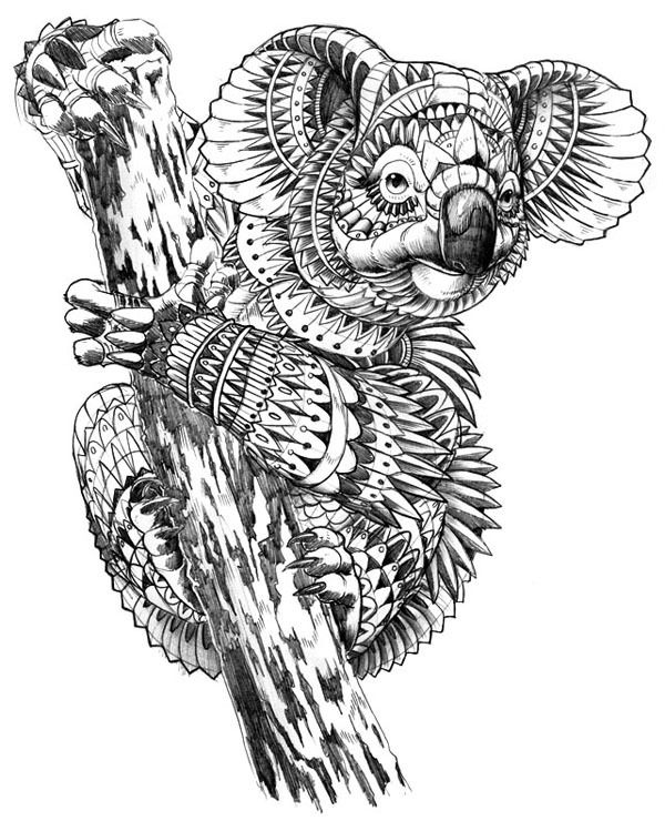 Hard Animal Coloring Pages | Forcoloringpages.com | Animal ...