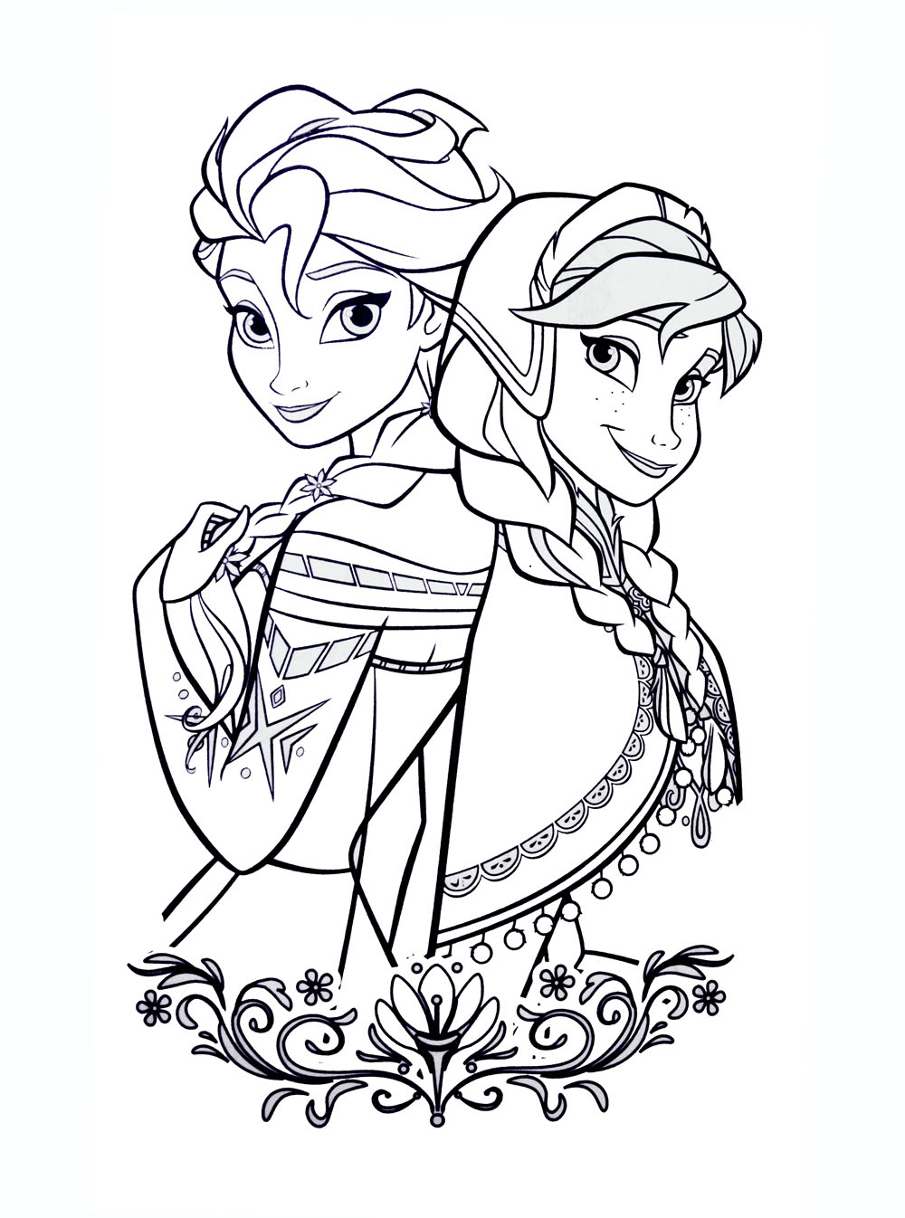 Frozen free to color for kids - Frozen Kids Coloring Pages