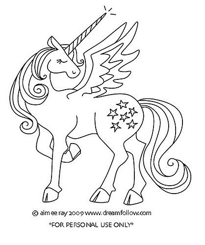 Winged Unicorn | Unicorn coloring pages, Embroidery patterns, Coloring pages