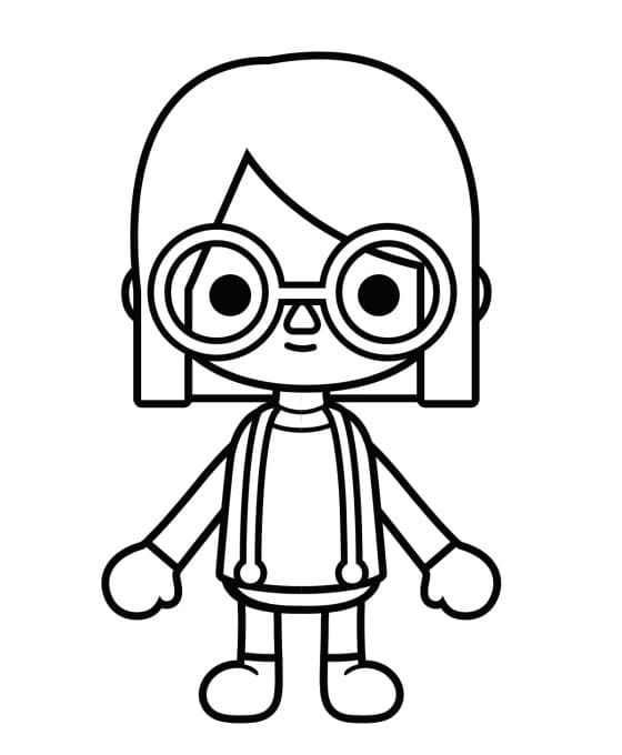 Download or print this amazing coloring page: Toca Boca Life coloring pages  - Printable coloring pages | Coloring pages, Doodle books, Printable coloring  pages