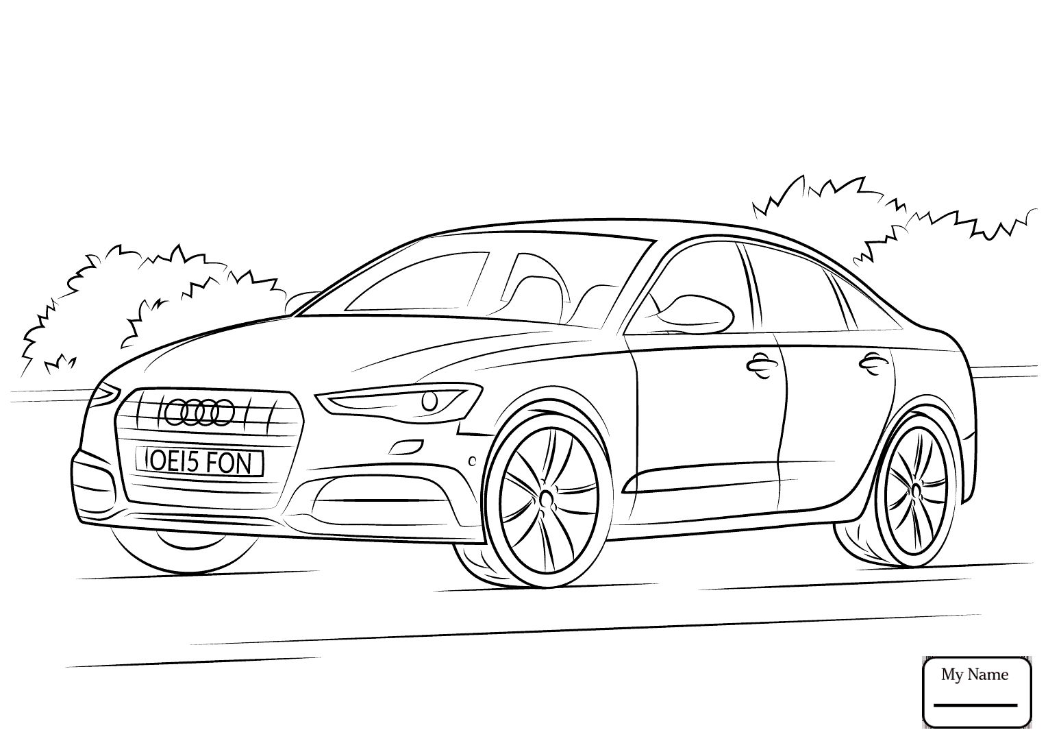 The best free Audi drawing images. Download from 135 free drawings ...