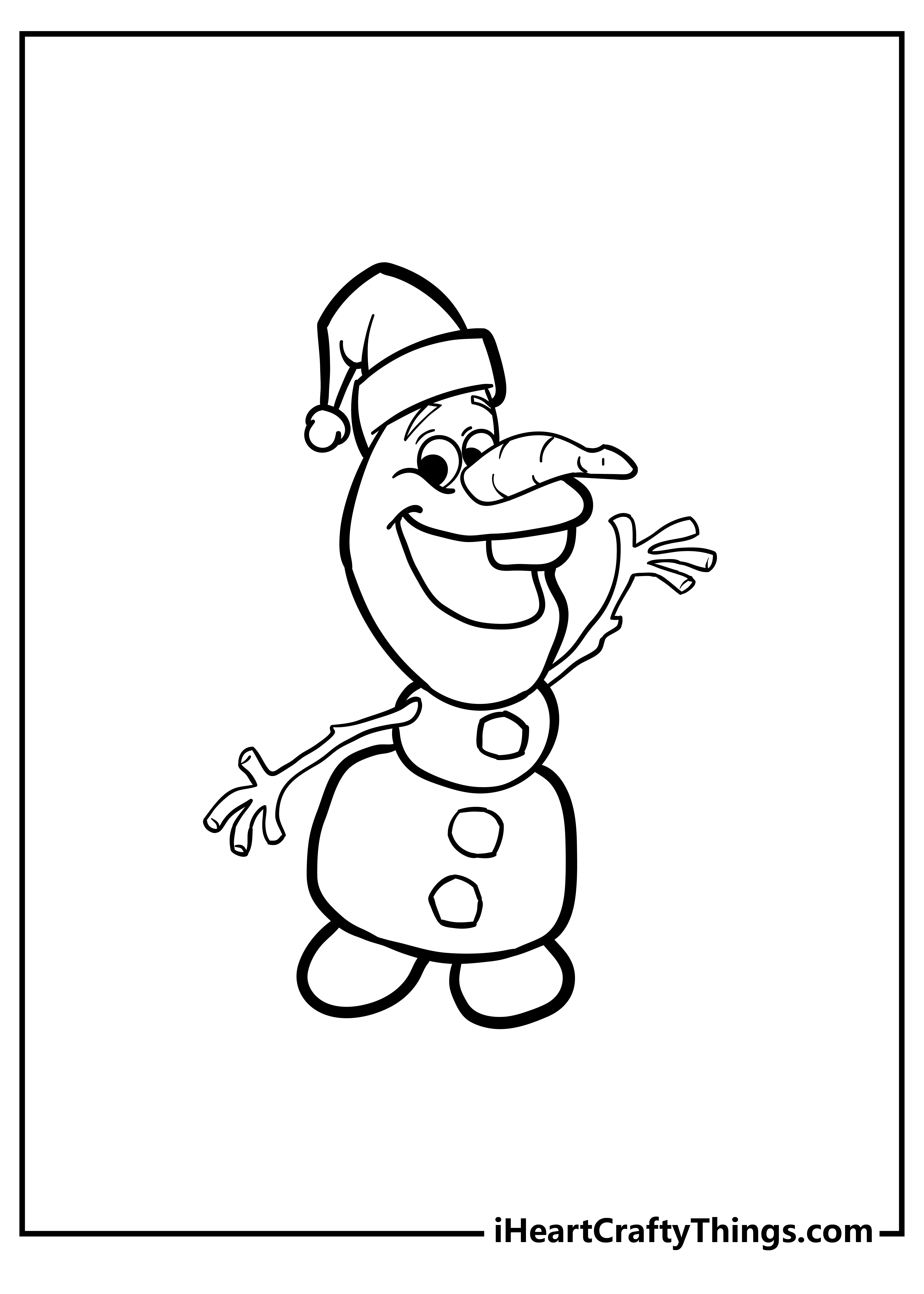 Printable Olaf Coloring Pages (Updated 2023)