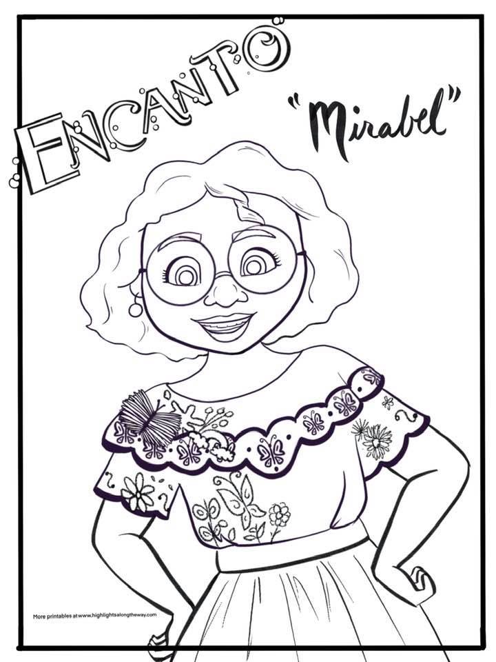 Encanto Coloring Pages Coloring Home