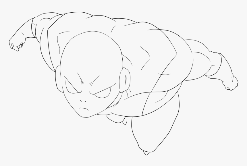 28 Collection Of Dragon Ball Jiren Drawing - Line Art, HD Png Download ,  Transparent Png Image - PNGitem