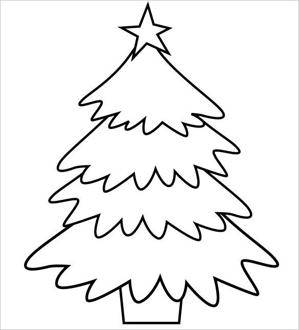 Terrific Free Printable Christmas Tree Coloring Pages - Best Craft ...