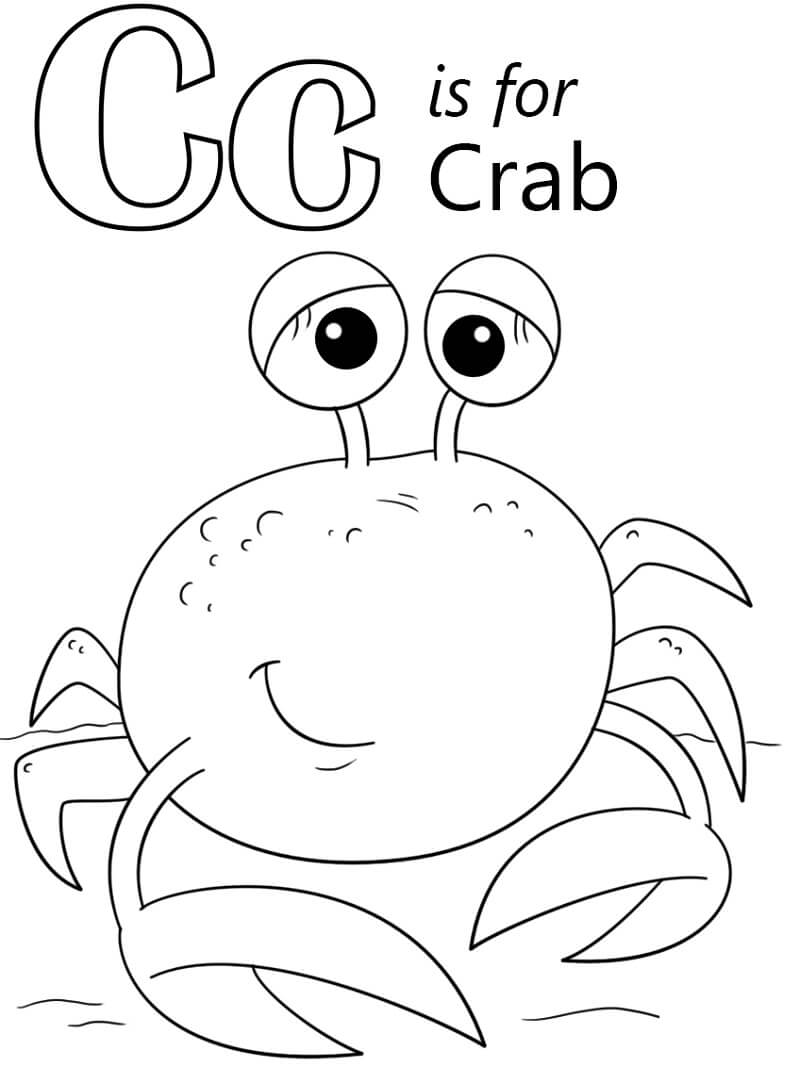 Letter C Coloring Pages - Free Printable Coloring Pages for Kids