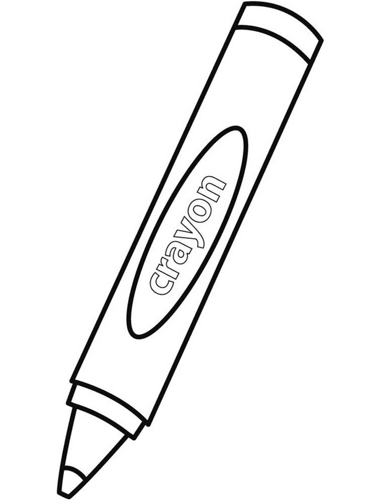 Crayons Coloring Pages Coloring Home