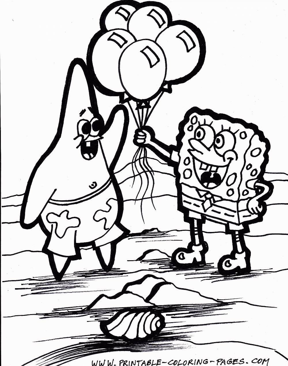 Related Spongebob Squarepants Coloring Pages item-12245, Spongebob ...