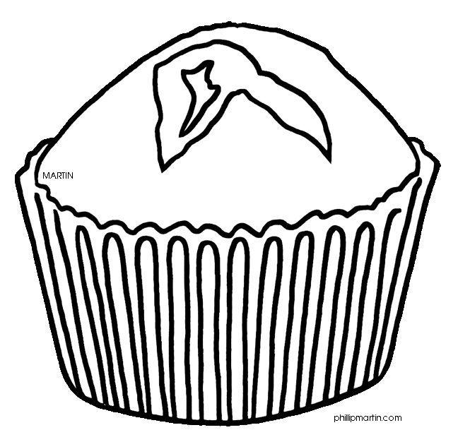 Muffin Coloring Pages - Coloring Home