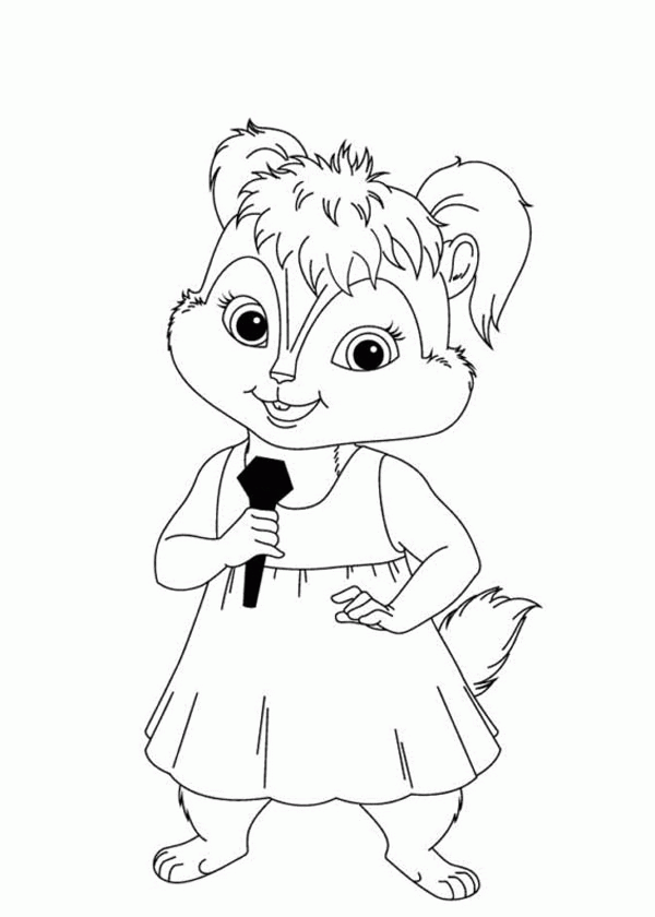 Alvin And The Chipmunks Coloring Pages Printable Free - Coloring ...