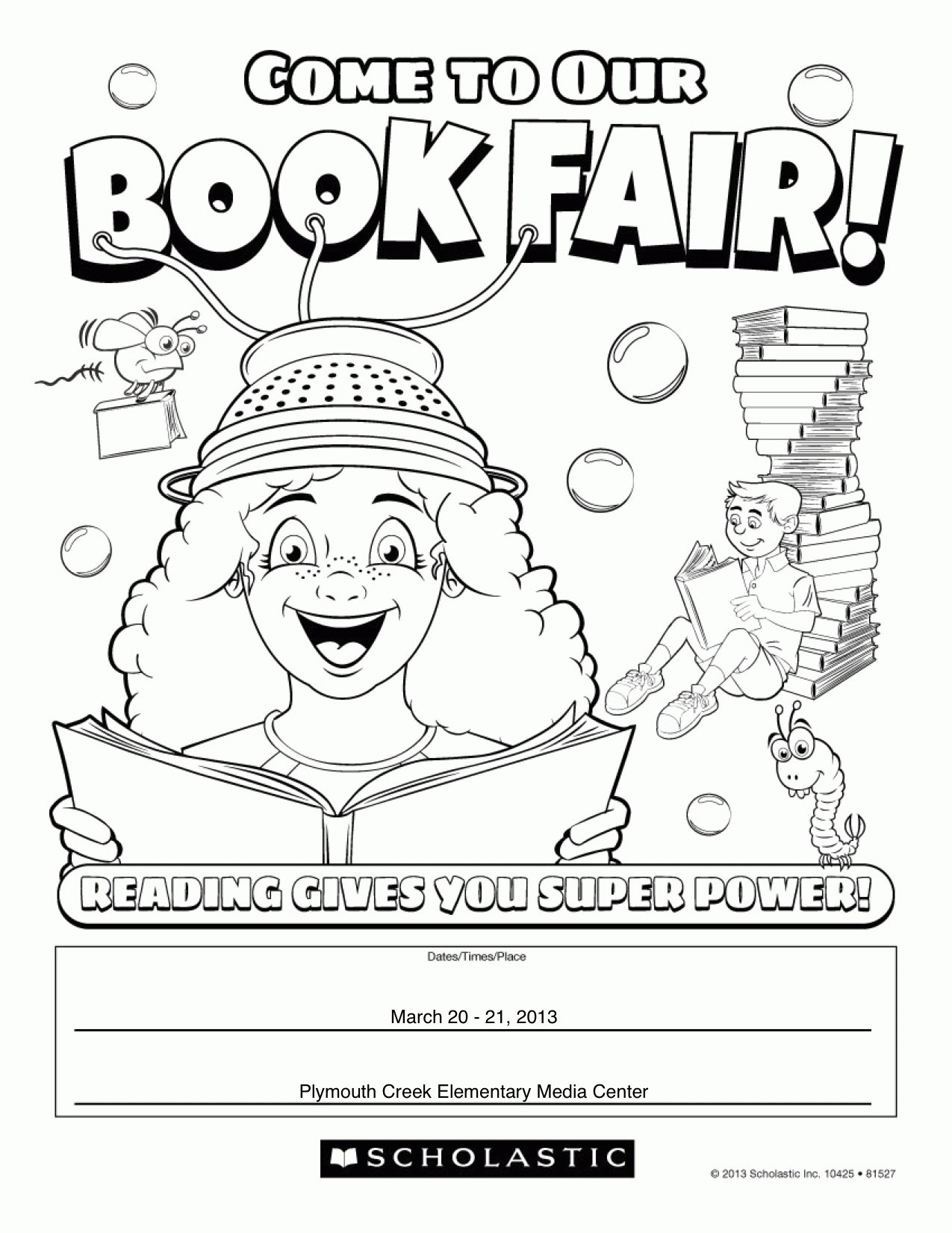 Scholastic Book Fair Coloring Pages - High Quality Coloring Pages
