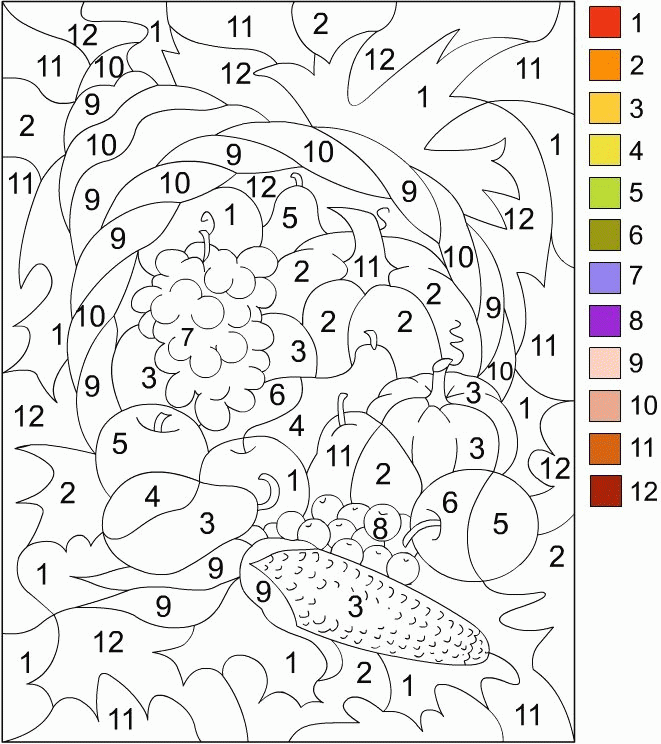 Flowers coloring pages - Free 47+ Coloring Book Free Printable Color By Number For Adults