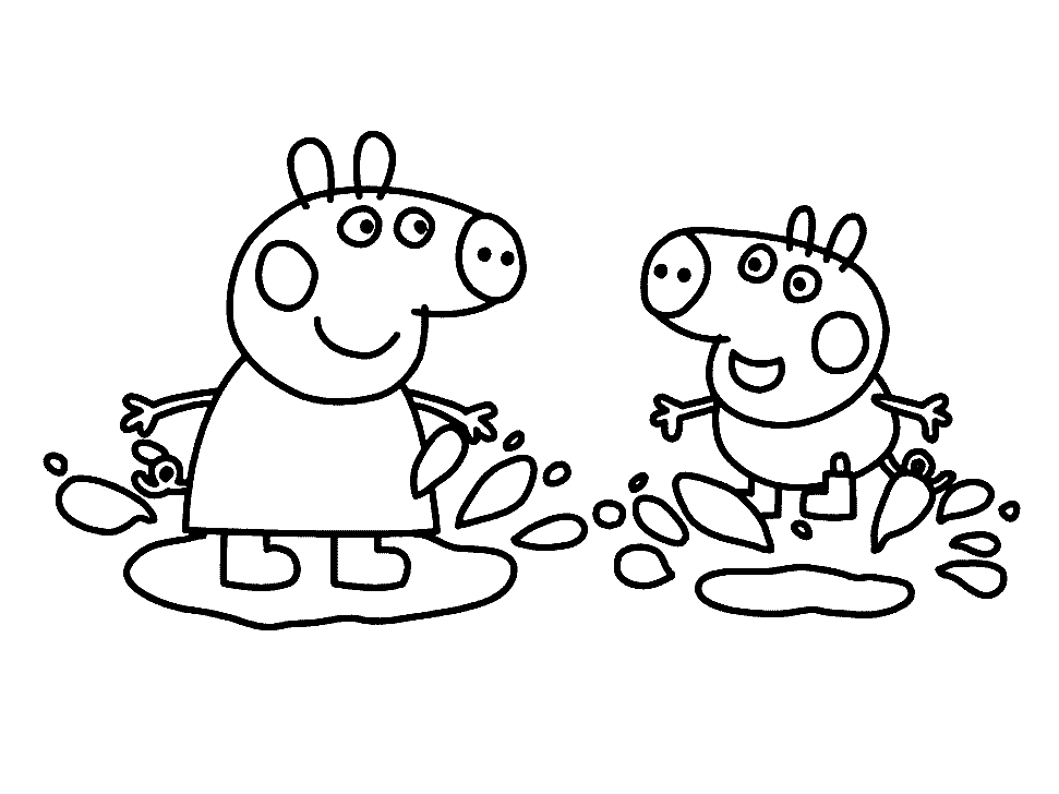 Printable Peppa Pig Coloring Pages - Coloring Home