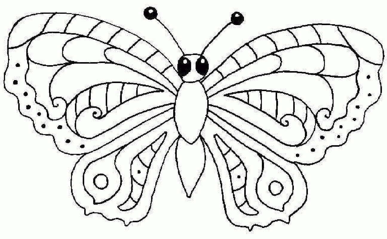 Butterfly Wing Printable Coloring Pages - Coloring Pages For All Ages