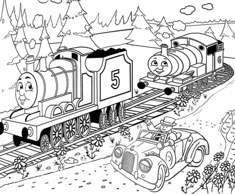 Download Thomas The Train Coloring Thomas The Train Coloring Pages Coloring Home