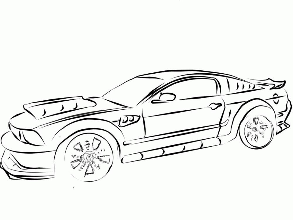 Printable Mustang Coloring Pictures - Toyolaenergy.com