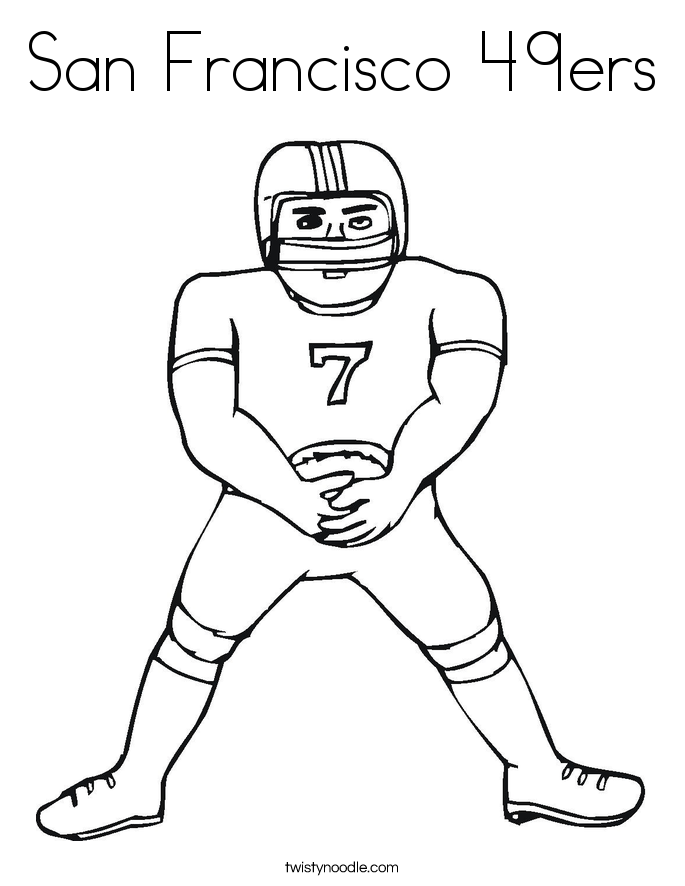 Kids Page: - 49ers Coloring Pages