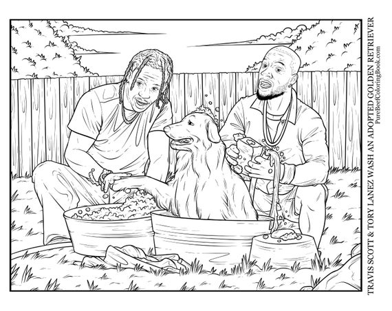 Travis Scott Coloring Pages - Coloring Home
