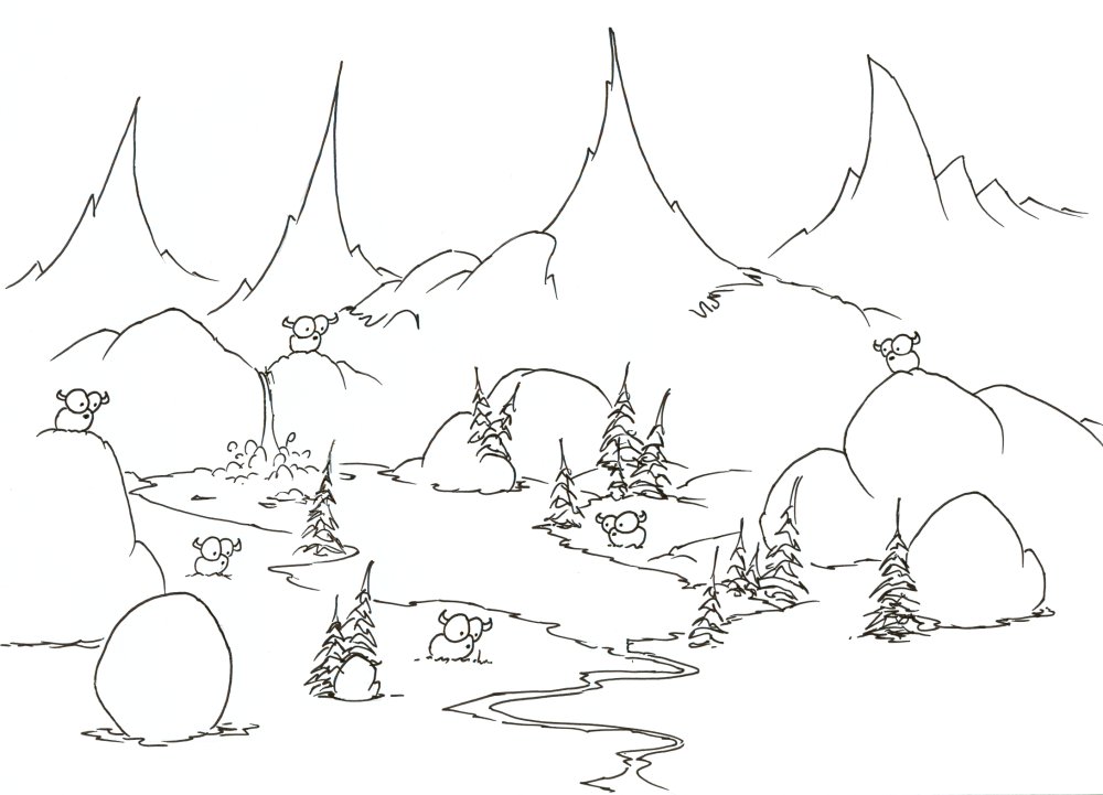 Mountains Coloring Pages - Best Coloring Pages For Kids