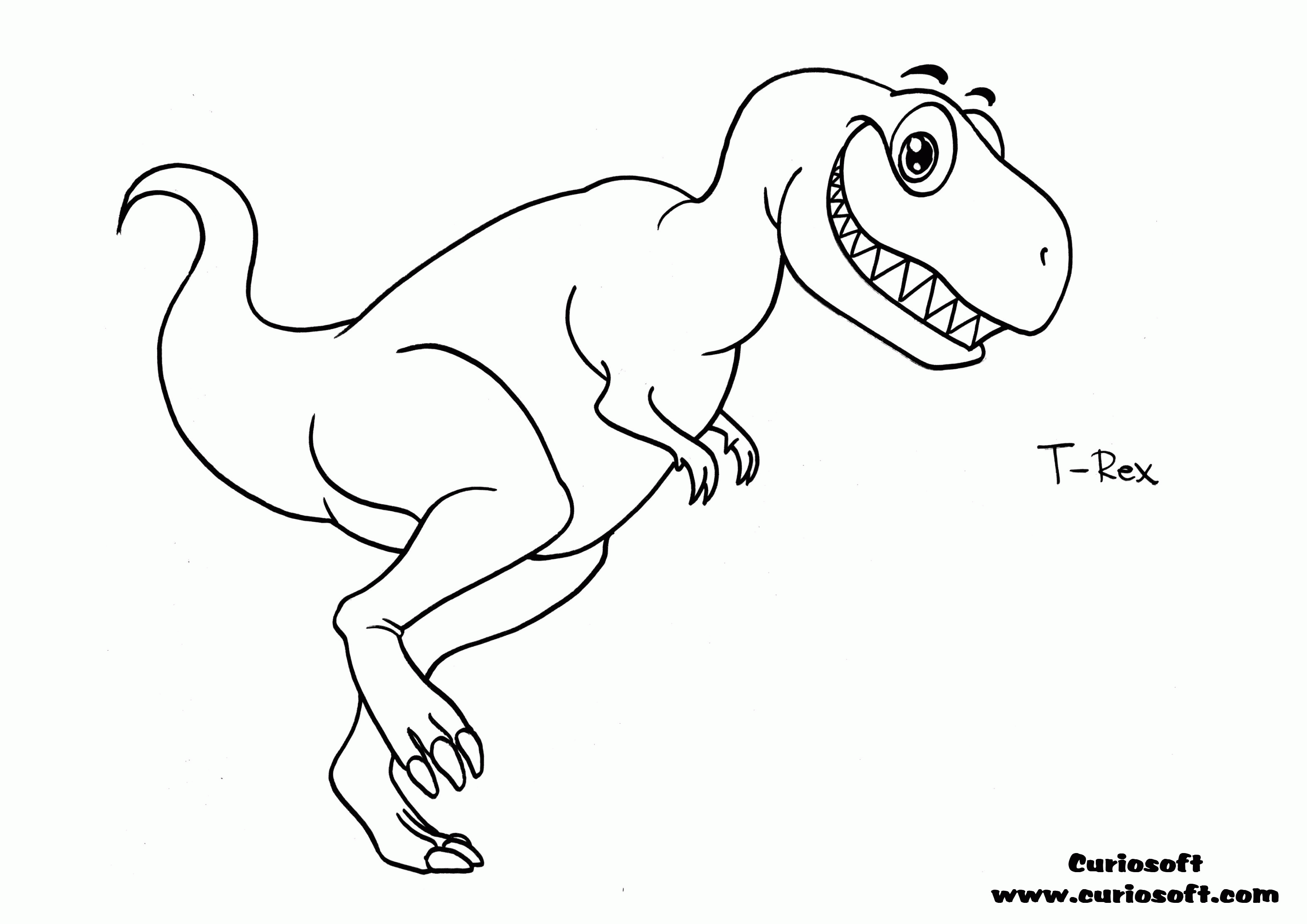 tyrannosaurus rex coloring page - High Quality Coloring Pages