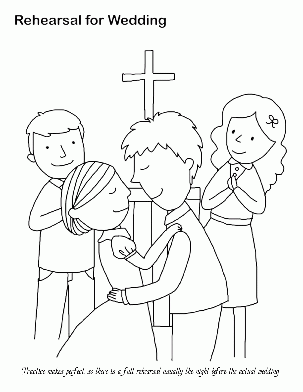 Wedding Coloring Pages (14) - Coloring Kids