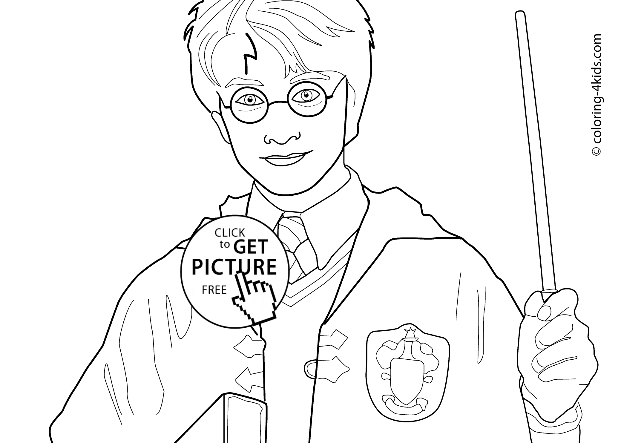 Harry Potter Coloring Pages For Kids, Printable Free Coloring ...