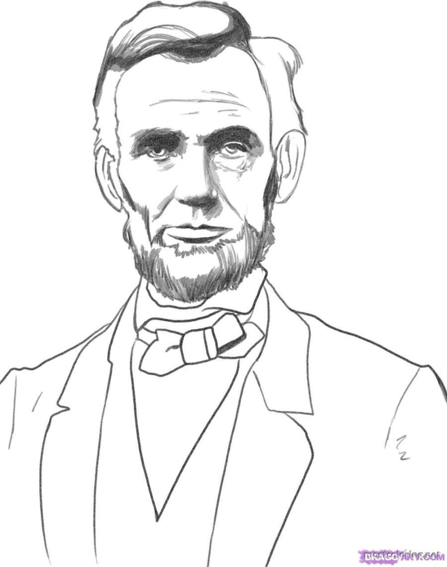 Abraham Lincoln Coloring Sheets   Coloring Pages Printable ...