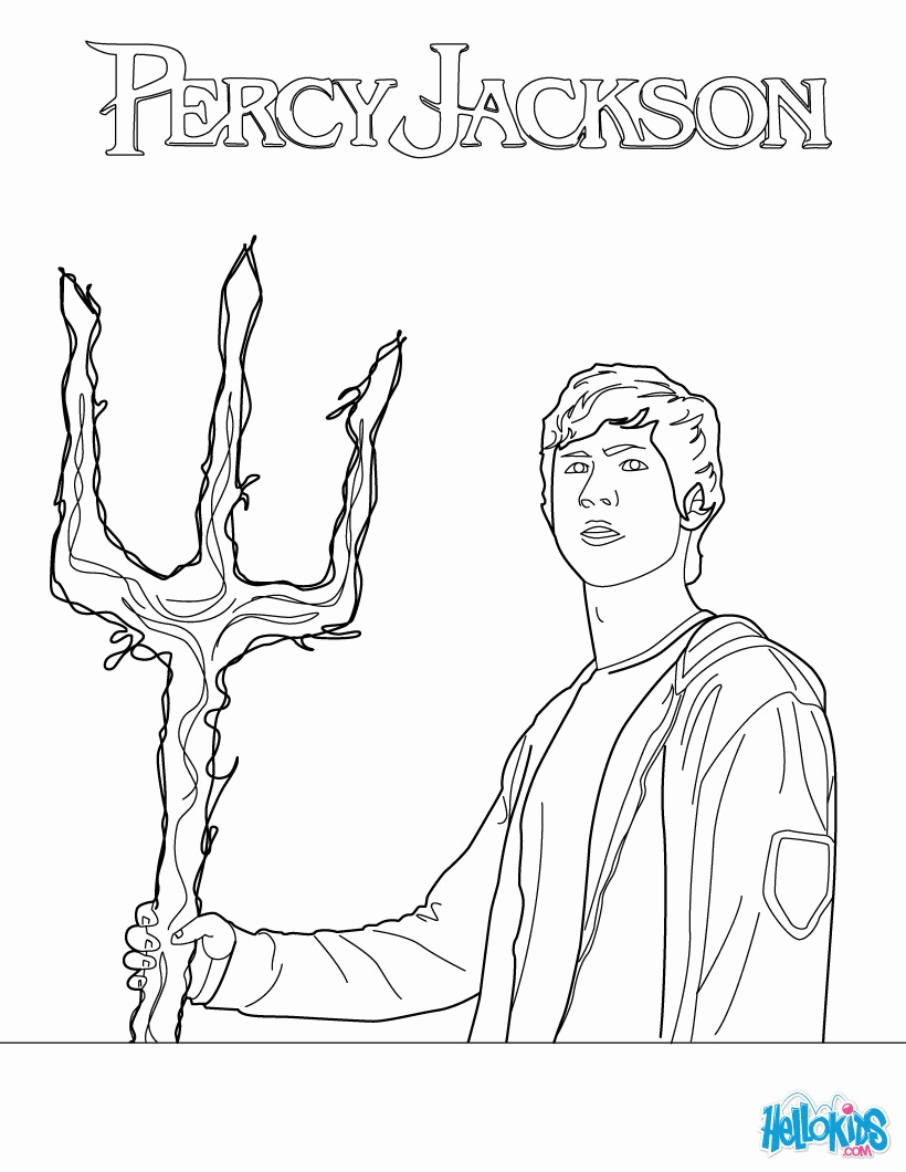 Download Percy Jackson Coloring Pages Poseidon S Son Coloring Home