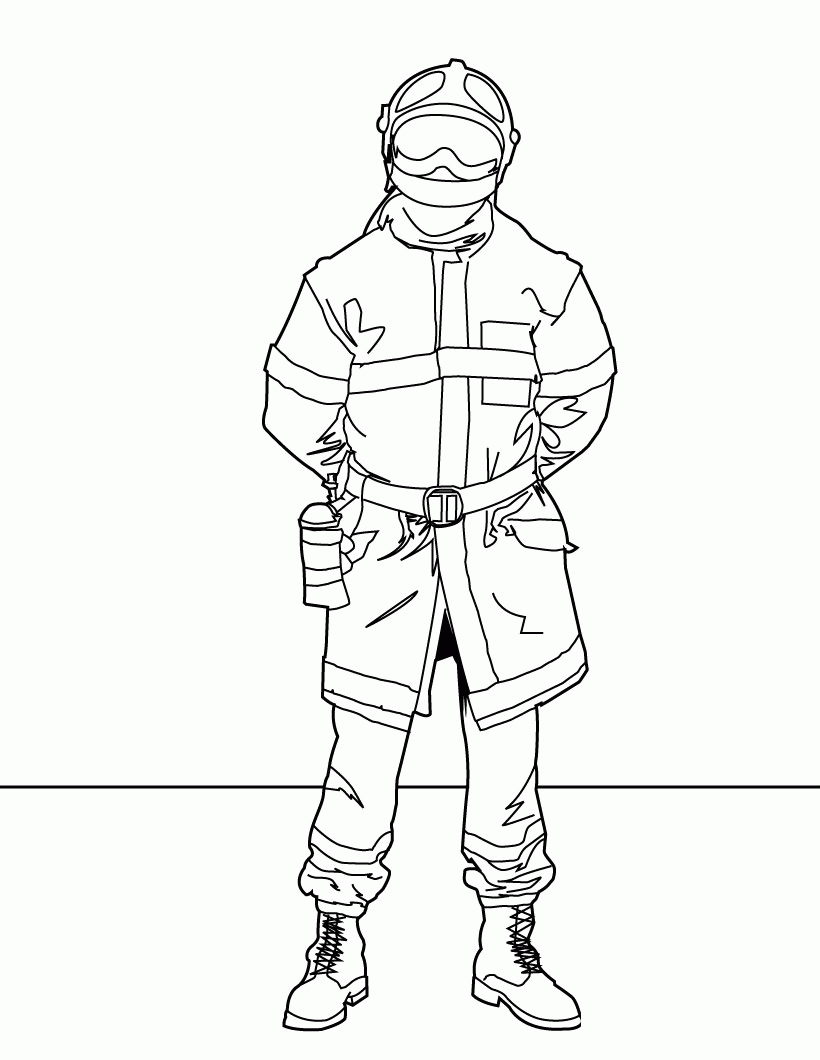 Firefighter-Coloring-Pages-For-Kids.jpg (820Ã1060) | Police/RCMP ...