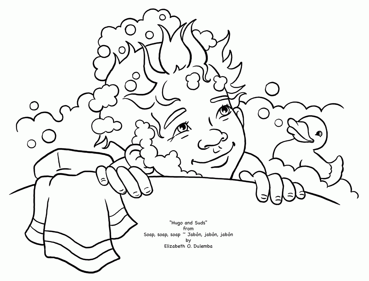 Education Hand Washing Coloring Pages for Kids 24184 ...