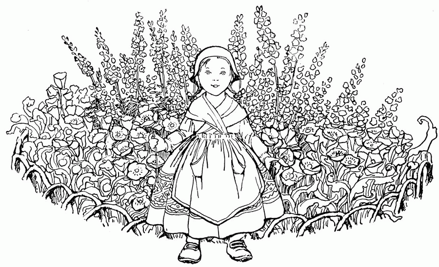 Coloring Pages Flowers Hard - Coloring