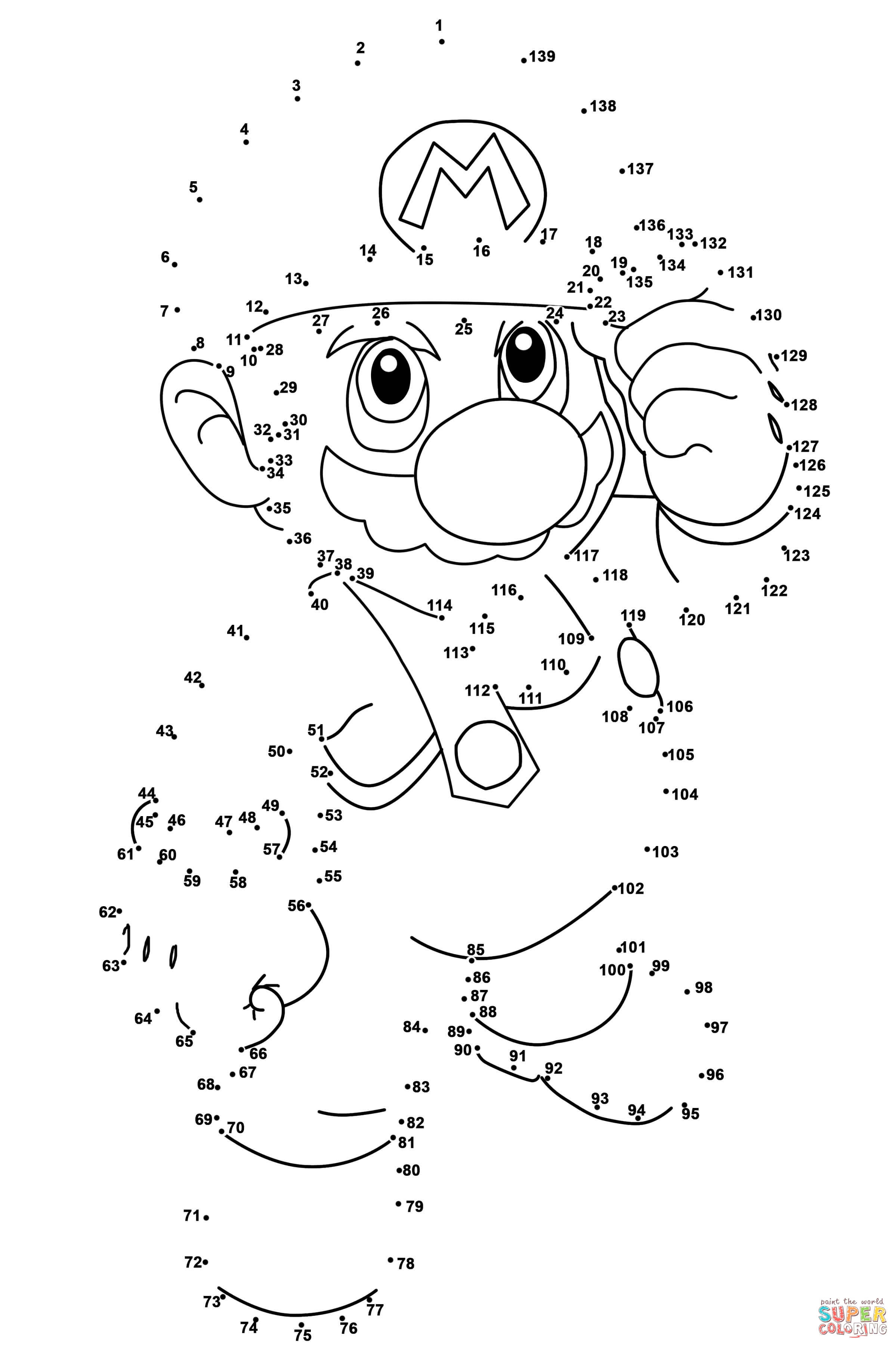 Dot To Coloring Pages Difficult - High Quality Coloring Pages