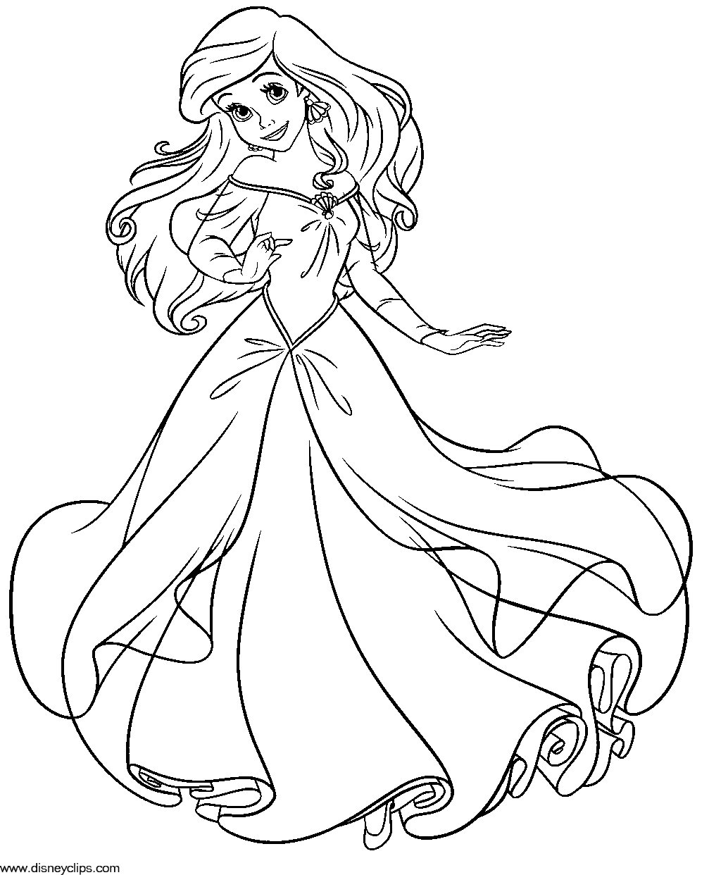 Coloring Pages For Ariel   Coloring Home