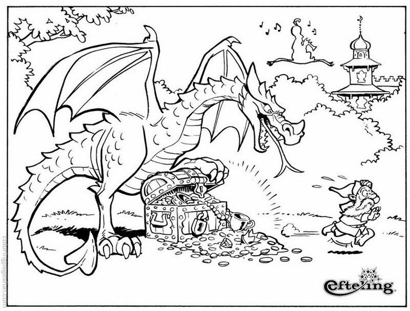 Fairy Tale Coloring Page - Coloring Pages for Kids and for Adults