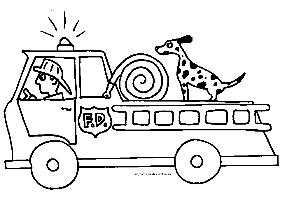 How to Color Fire Truck Coloring Page - Toyolaenergy.com