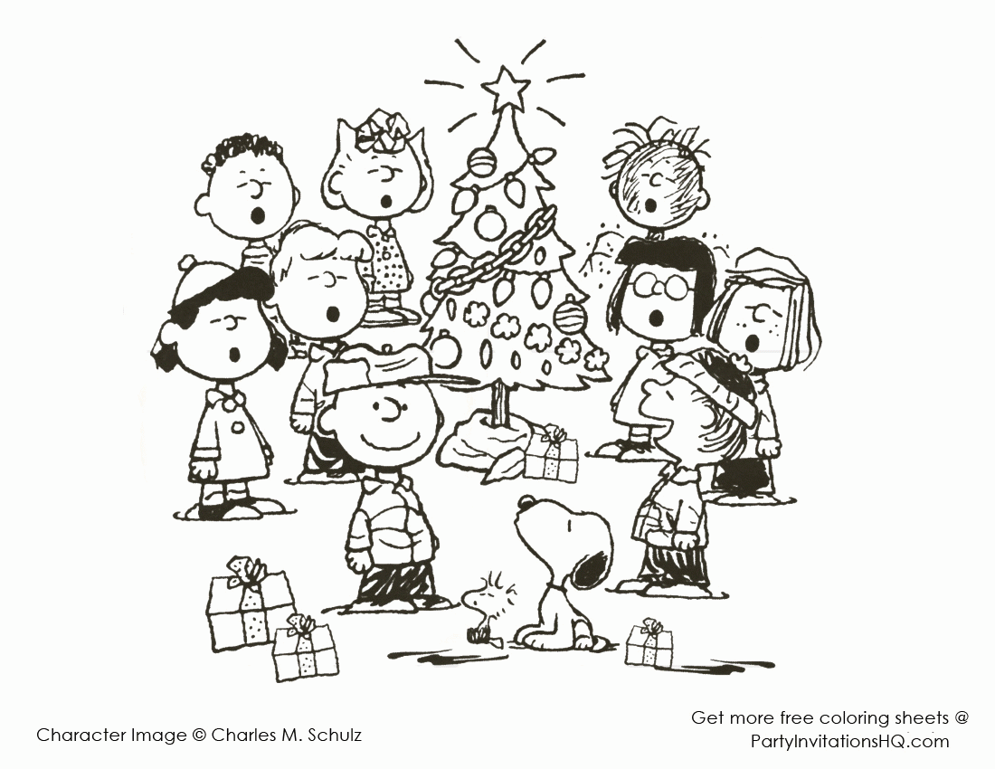 Download 141+ Snoopy Christmas Coloring Pages PNG PDF File